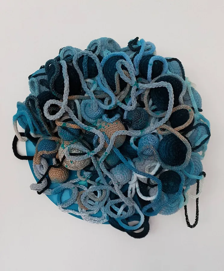 Image of Even a broken clock is right twice a day by Natalia Byrdina, size: 70 × 70 cm, made of Canvas, Painting medium, priced at $2285
