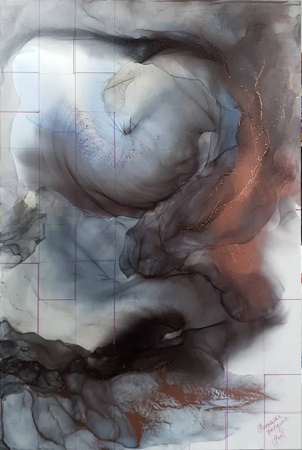 Image of Dead city. Bathroom. by Natalia Byrdina, size: 80 × 120 cm, made of Plastic, Drawing medium, priced at $1870