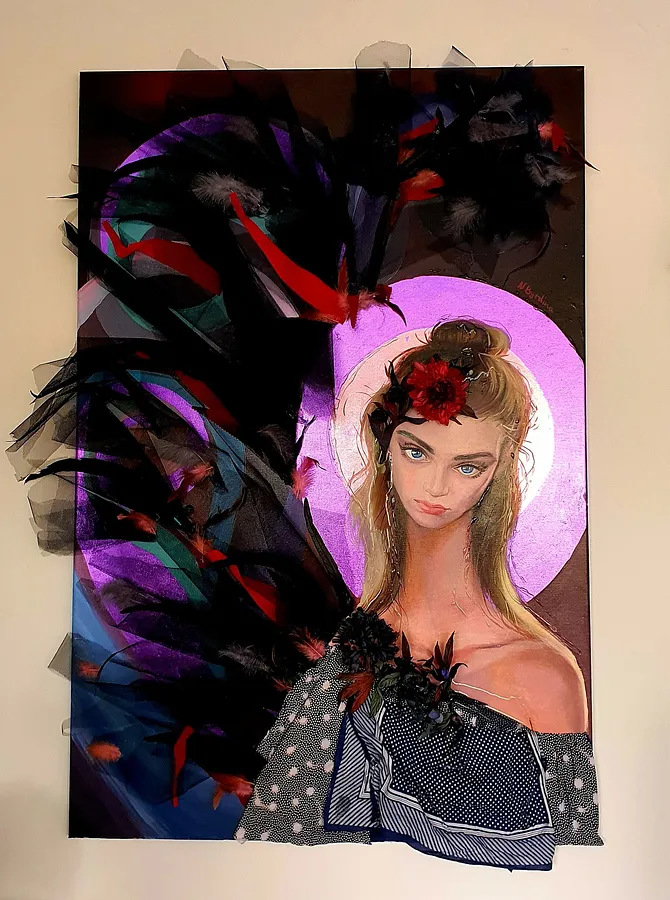 Angel of stubbornness. Ukrainian Artist, Ukraine. (2020)