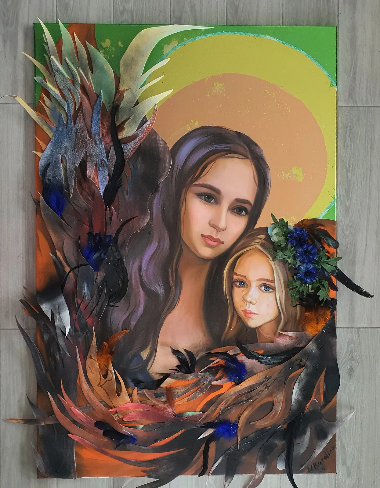 Angel of mercy. Ukrainian Artist, Ukraine. (2020)