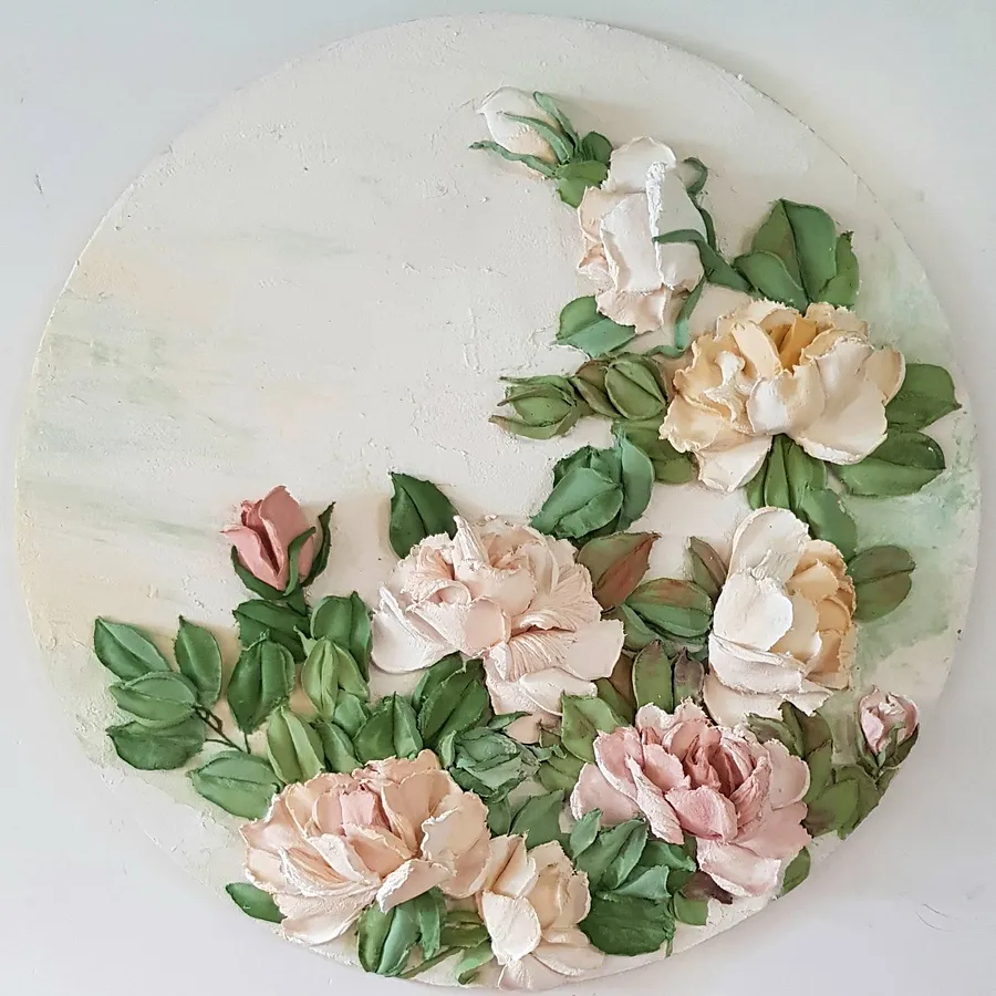 Image of Summer sigh by Natalia Byrdina, size: 50 × 50 cm, made of Wood, Works medium, priced at $654