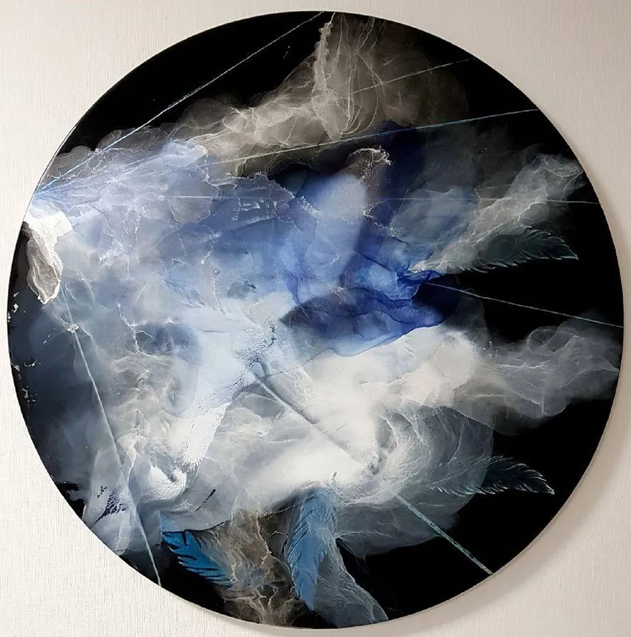Image of Weightlessness by Natalia Byrdina, size: 100 × 100 cm, made of Wood, Works medium, priced at $1285