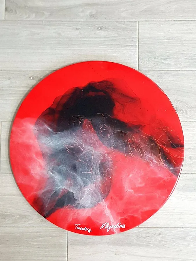 Image of Dance by Natalia Byrdina, size: 50 × 50 cm, made of Wood, Drawing medium, priced at $567