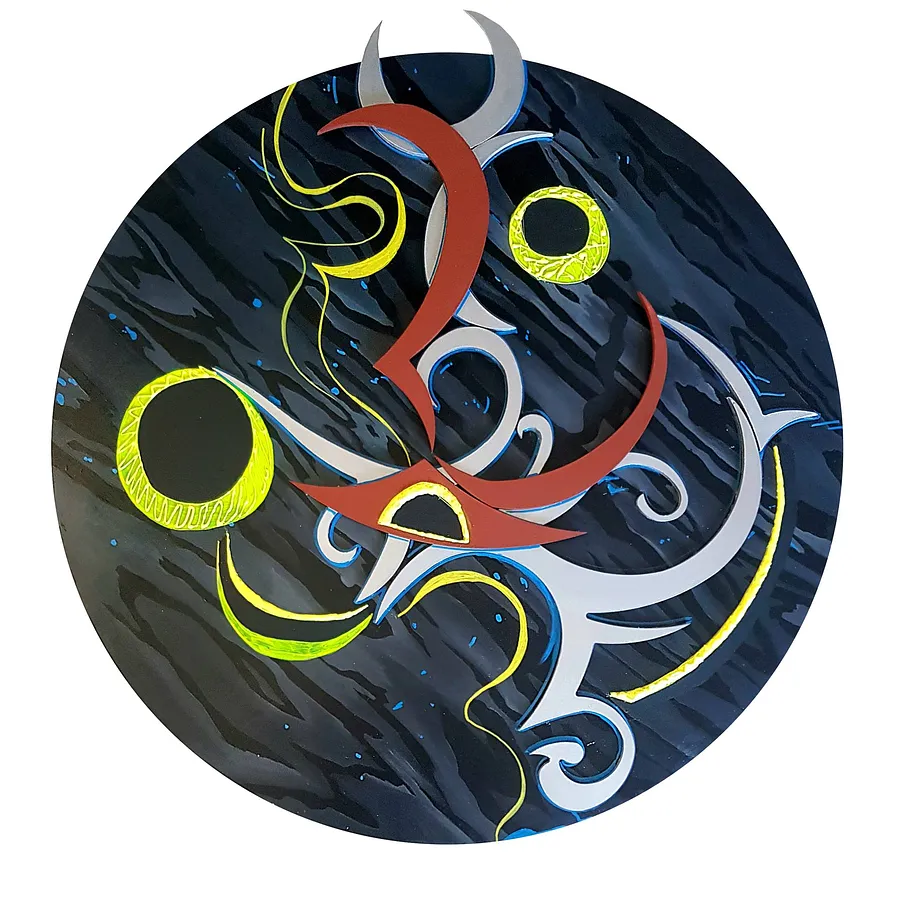 Image of Mutation by Natalia Byrdina, size: 100 × 100 cm, made of Wood, Works medium, priced at $1262