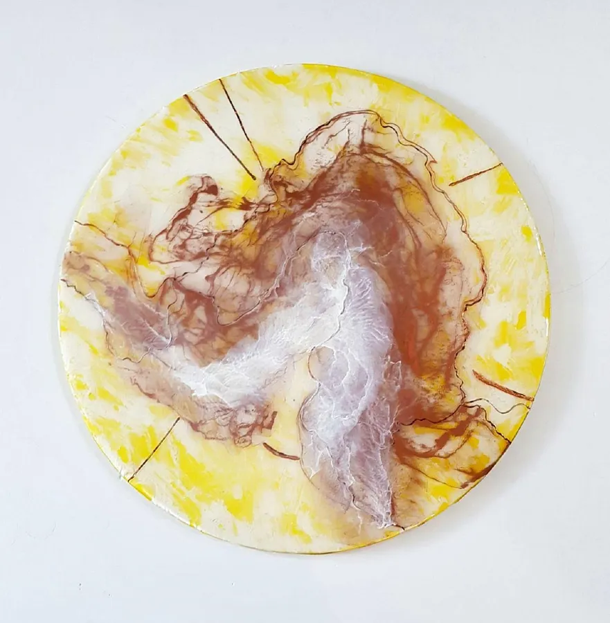 Image of Zero Gravity: Solar Energy by Natalia Byrdina, size: 50 × 50 cm, made of Wood, Drawing medium, priced at $567